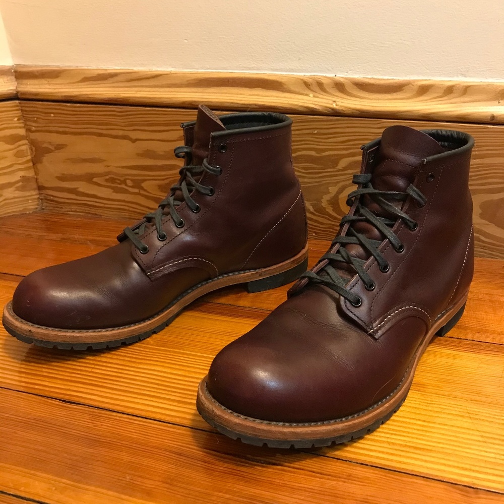 Red Wing Beckman Boots (Black Cherry - 6")